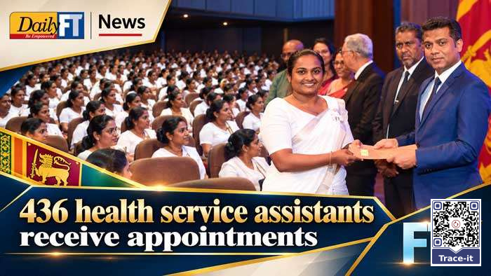 436 health service assistants receive appointments