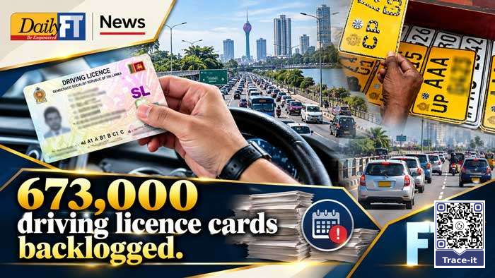 673,000 driving licence cards backlogged