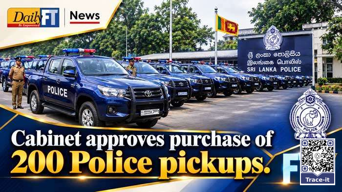 Cabinet approves purchase of 200 Police pickups