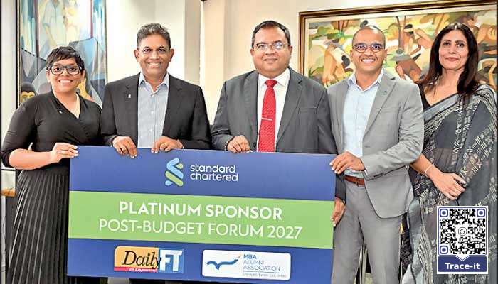 Standard Chartered Platinum Sponsor of Daily FT–UoC MBA Alumni Association Post-Budget Forum