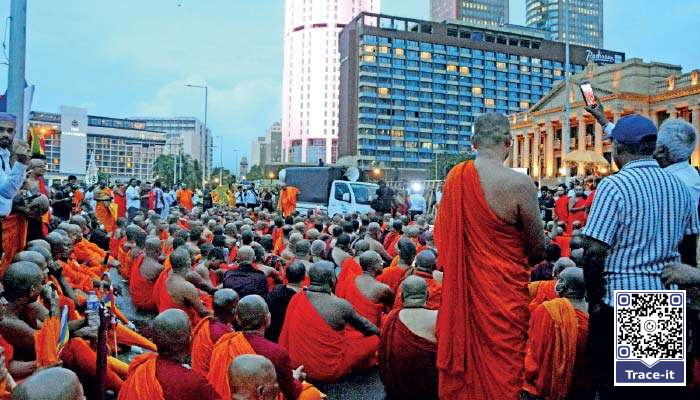 Monks pause protest seeking Gnanasara release