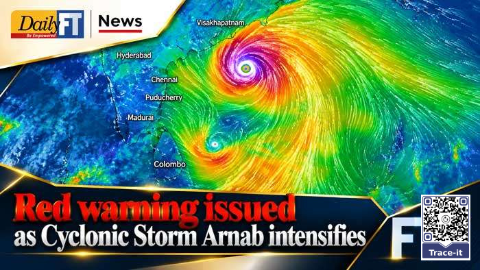 Red warning issued as Cyclonic Storm Arnab intensifies