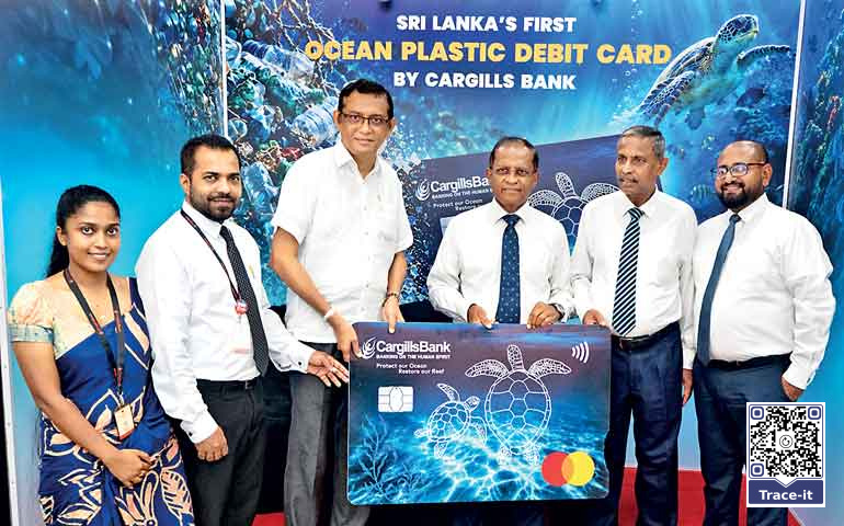 Cargills Bank introduces Sri Lanka’s first ocean plastic debit card ...