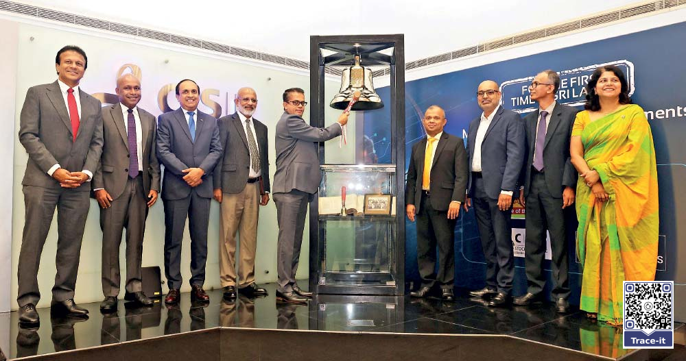 Paper Bell Open Peopleโs Bank rings Opening Bell at CSE | Daily FT